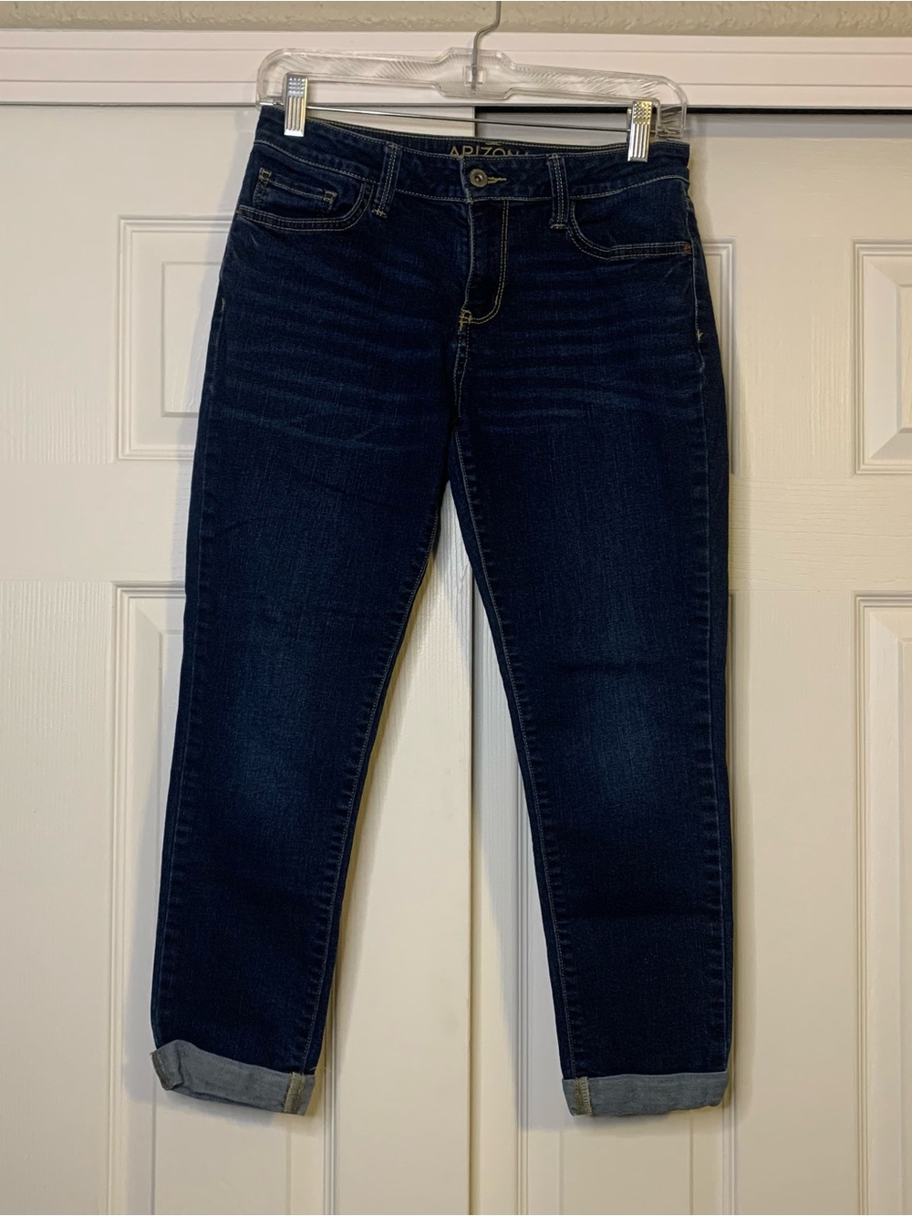 Arizona Dark Denim Capri Pants